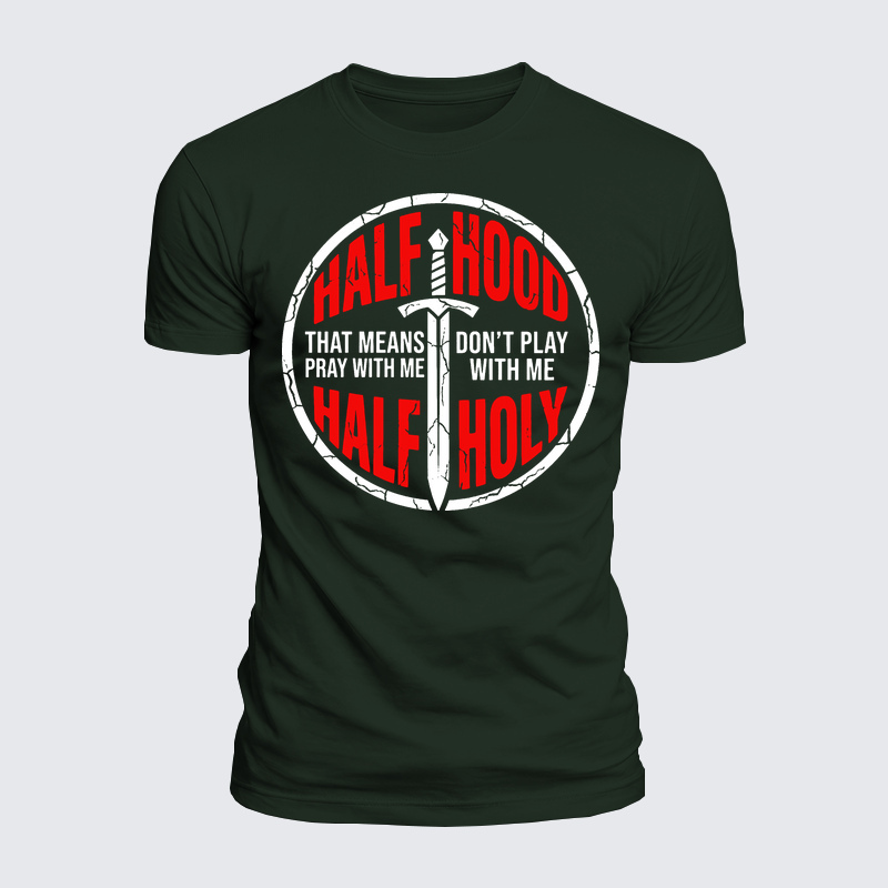 Luxe Mercerized Cotton Tee - Half Hood Half Holy