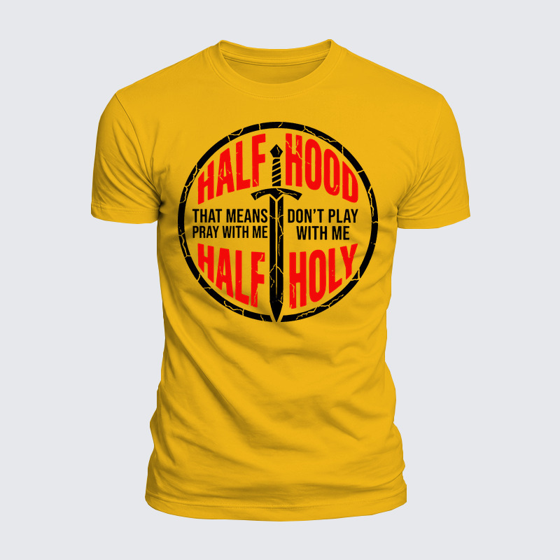Luxe Mercerized Cotton Tee - Half Hood Half Holy
