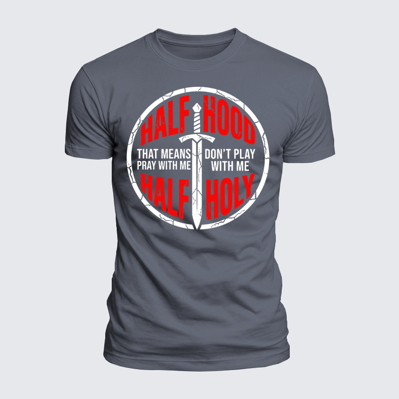 Luxe Mercerized Cotton Tee - Half Hood Half Holy
