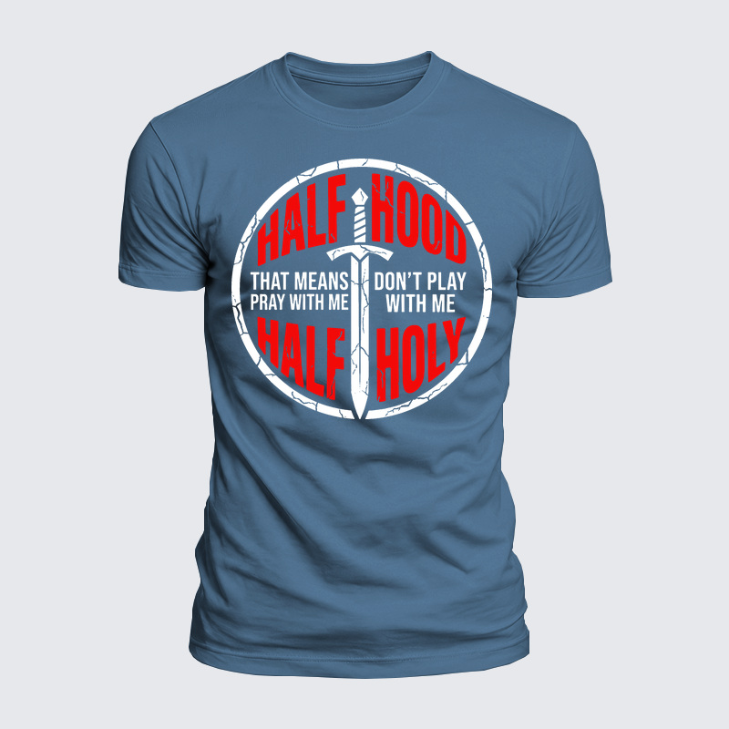 Luxe Mercerized Cotton Tee - Half Hood Half Holy