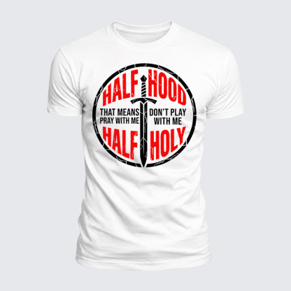 Luxe Mercerized Cotton Tee - Half Hood Half Holy