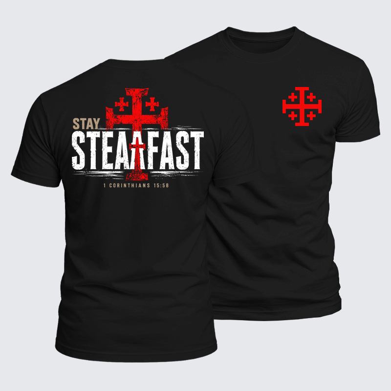 [Copy]Luxe Mercerized Cotton Tee - Stay Steadfast