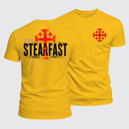 [Copy]Luxe Mercerized Cotton Tee - Stay Steadfast