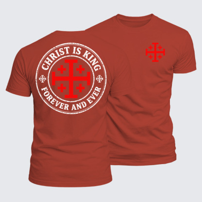 Luxe Mercerized Cotton Tee - Christ Is King Forever And Ever