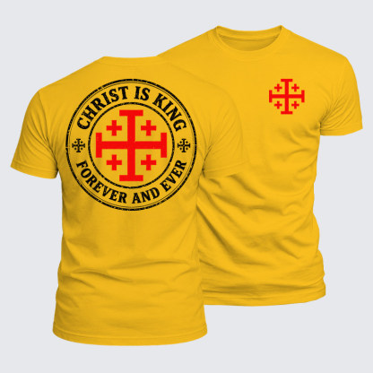 Luxe Mercerized Cotton Tee - Christ Is King Forever And Ever