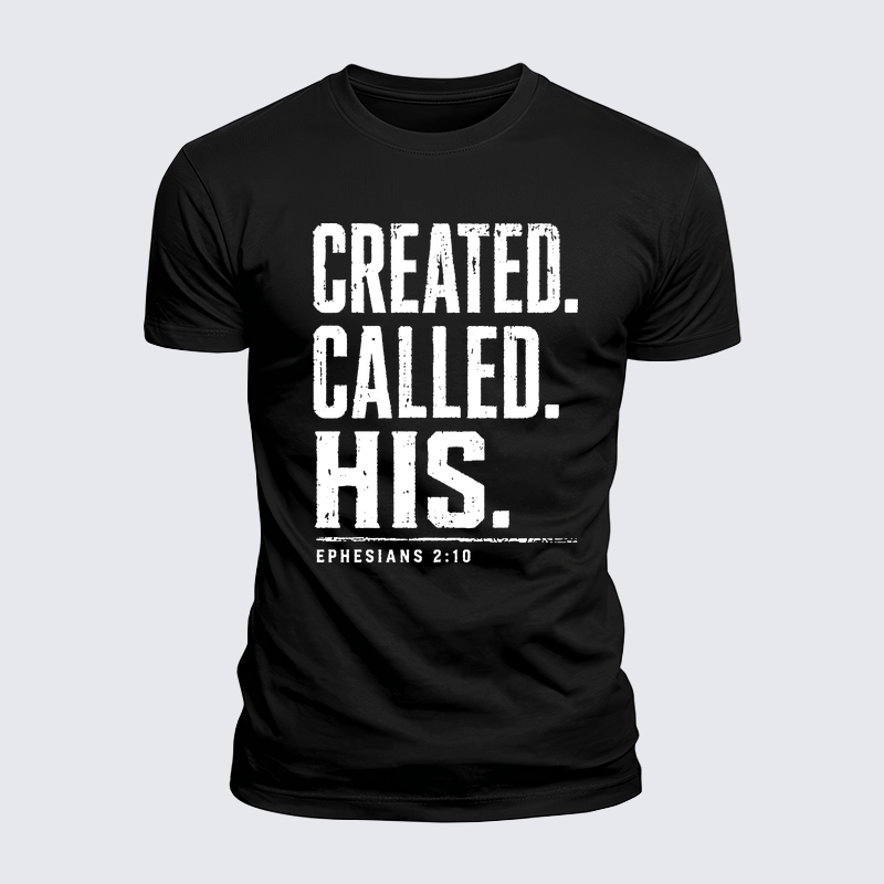 Man Of God Husband Dad Jesus God Christian Cotton T-Shirt