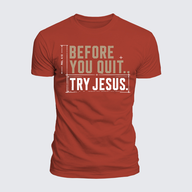 [Copy]Luxe Mercerized Cotton Tee - A Man Who Kneels Can Stand Against Anything