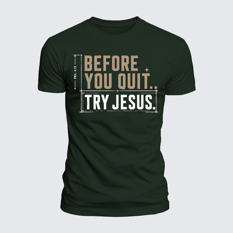 [Copy]Luxe Mercerized Cotton Tee - A Man Who Kneels Can Stand Against Anything