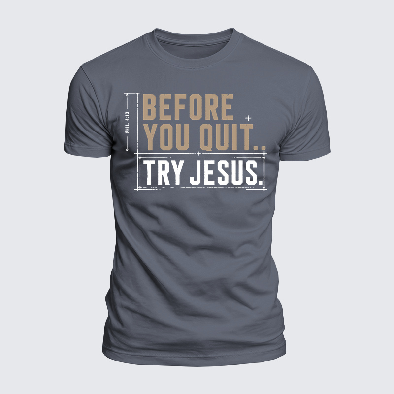 [Copy]Luxe Mercerized Cotton Tee - A Man Who Kneels Can Stand Against Anything