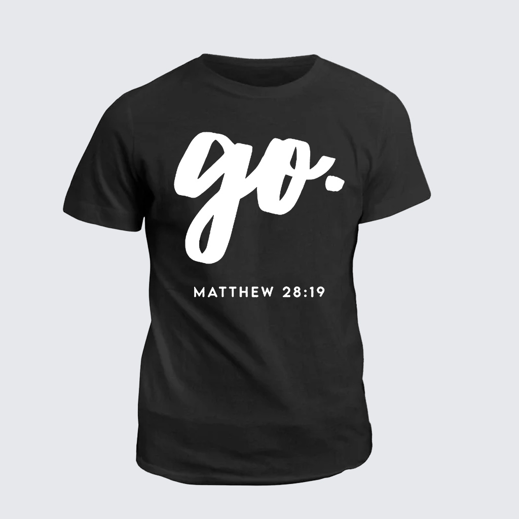 Man Of God Husband Dad Jesus God Christian Cotton T-Shirt