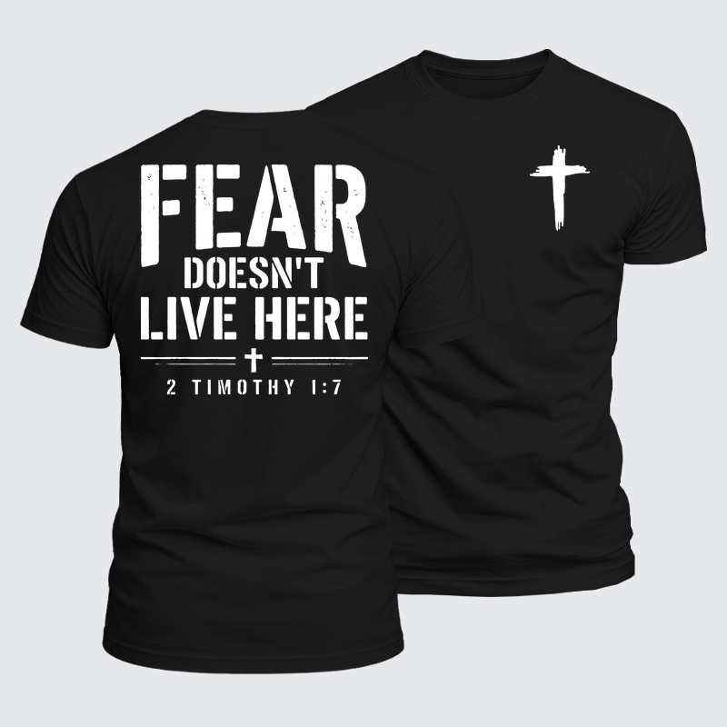 Man Of God Husband Dad Jesus God Christian Cotton T-Shirt