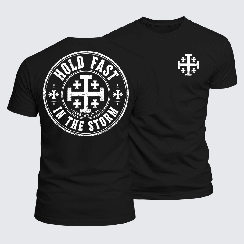 Man Of God Husband Dad Jesus God Christian Cotton T-Shirt