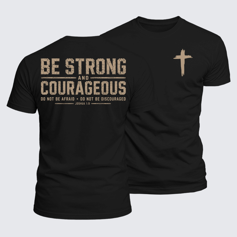Man Of God Husband Dad Jesus God Christian Cotton T-Shirt