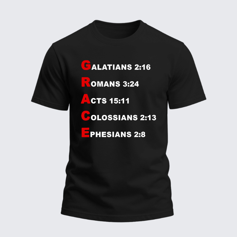 Man Of God Husband Dad Jesus God Christian Cotton T-Shirt