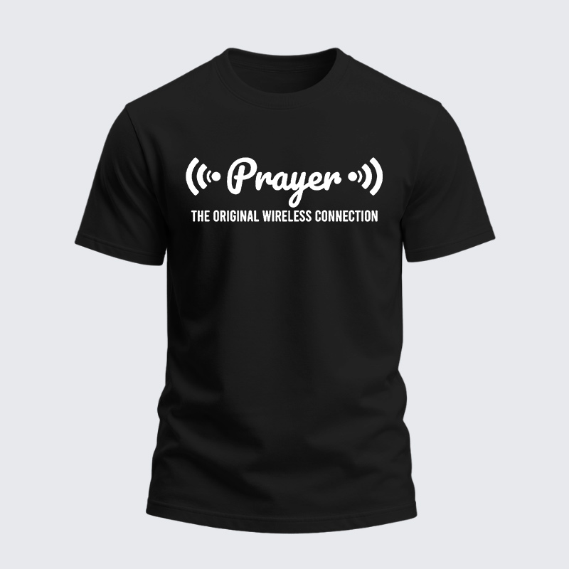 Man Of God Husband Dad Jesus God Christian Cotton T-Shirt