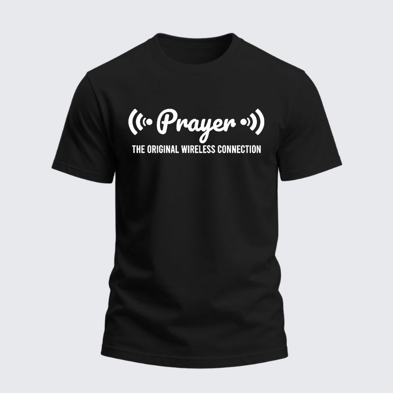 Man Of God Husband Dad Jesus God Christian Cotton T-Shirt