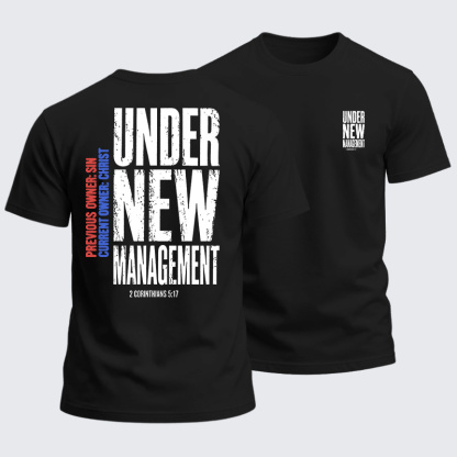 Heavyweight Cotton Tee - Under New Management