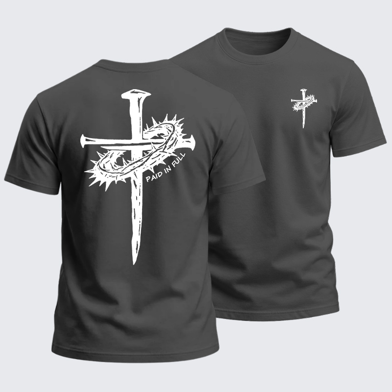 Heavyweight Cotton Tee - Paid In Full