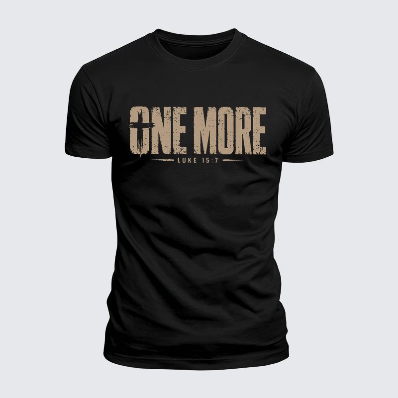 Luxe Mercerized Cotton Tee - One More Luke 15:7