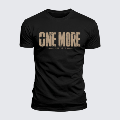 Luxe Mercerized Cotton Tee - One More Luke 15:7