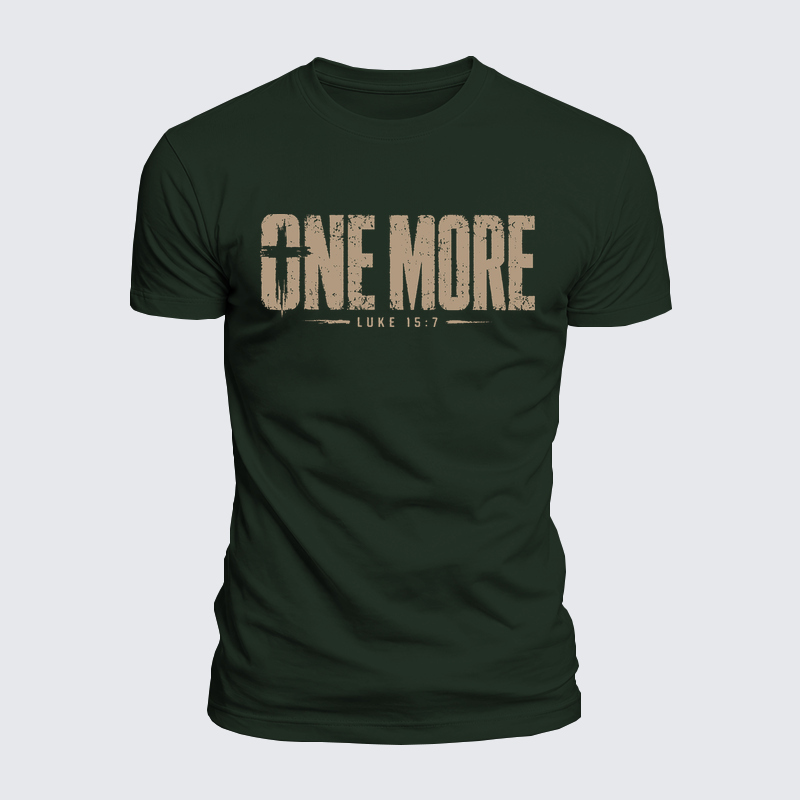 Luxe Mercerized Cotton Tee - One More Luke 15:7