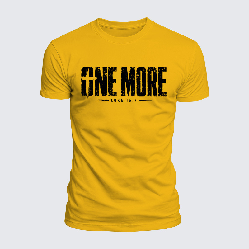 Luxe Mercerized Cotton Tee - One More Luke 15:7