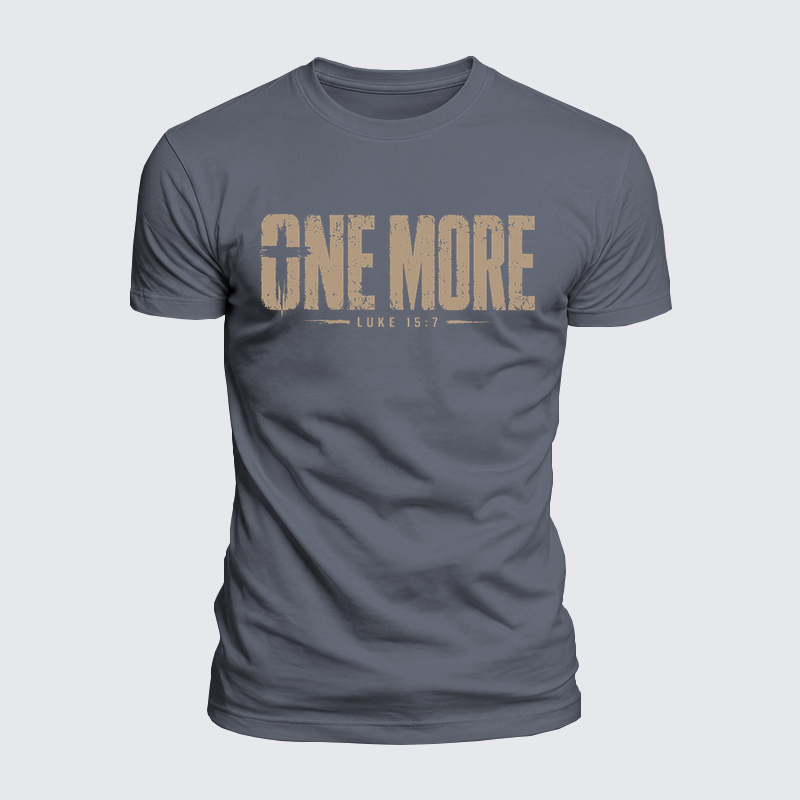 Luxe Mercerized Cotton Tee - One More Luke 15:7