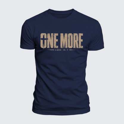 Luxe Mercerized Cotton Tee - One More Luke 15:7