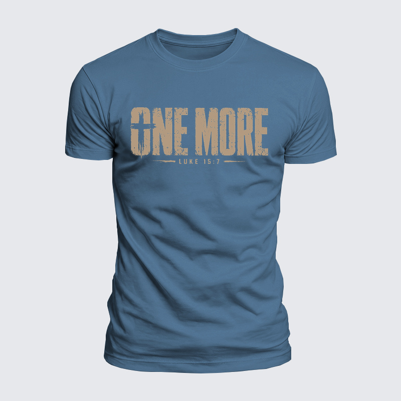 Luxe Mercerized Cotton Tee - One More Luke 15:7