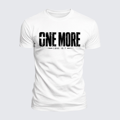 Luxe Mercerized Cotton Tee - One More Luke 15:7