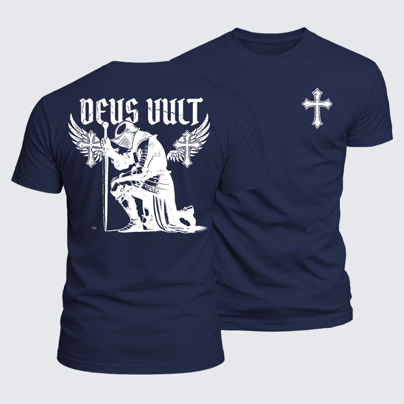 [Copy]Luxe Mercerized Cotton Tee - Deus Vult