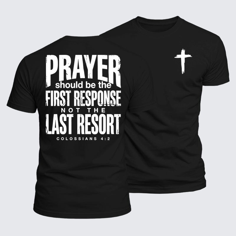 Man Of God Husband Dad Jesus God Christian Cotton T-Shirt