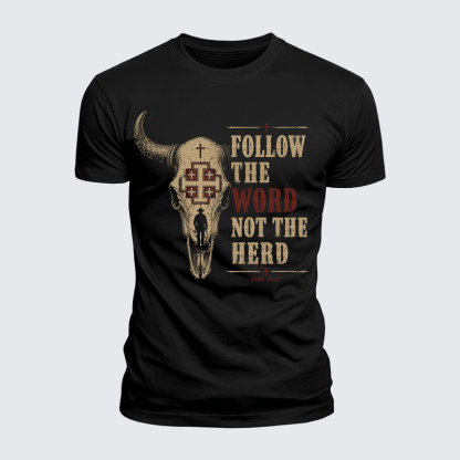 Luxe Mercerized Cotton Tee -  Follow The Word Not The Herd