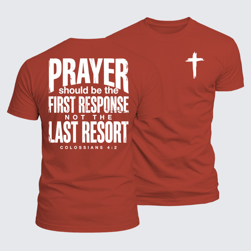 Luxe Mercerized Cotton Tee - Prayer First Response