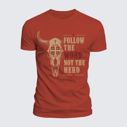 Luxe Mercerized Cotton Tee -  Follow The Word Not The Herd