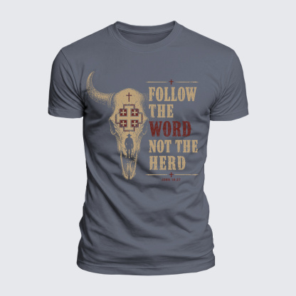 Luxe Mercerized Cotton Tee -  Follow The Word Not The Herd