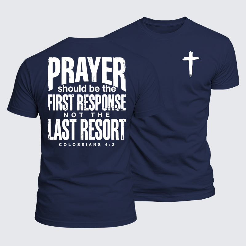 Luxe Mercerized Cotton Tee - Prayer First Response