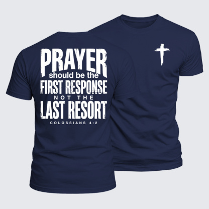 Luxe Mercerized Cotton Tee - Prayer First Response