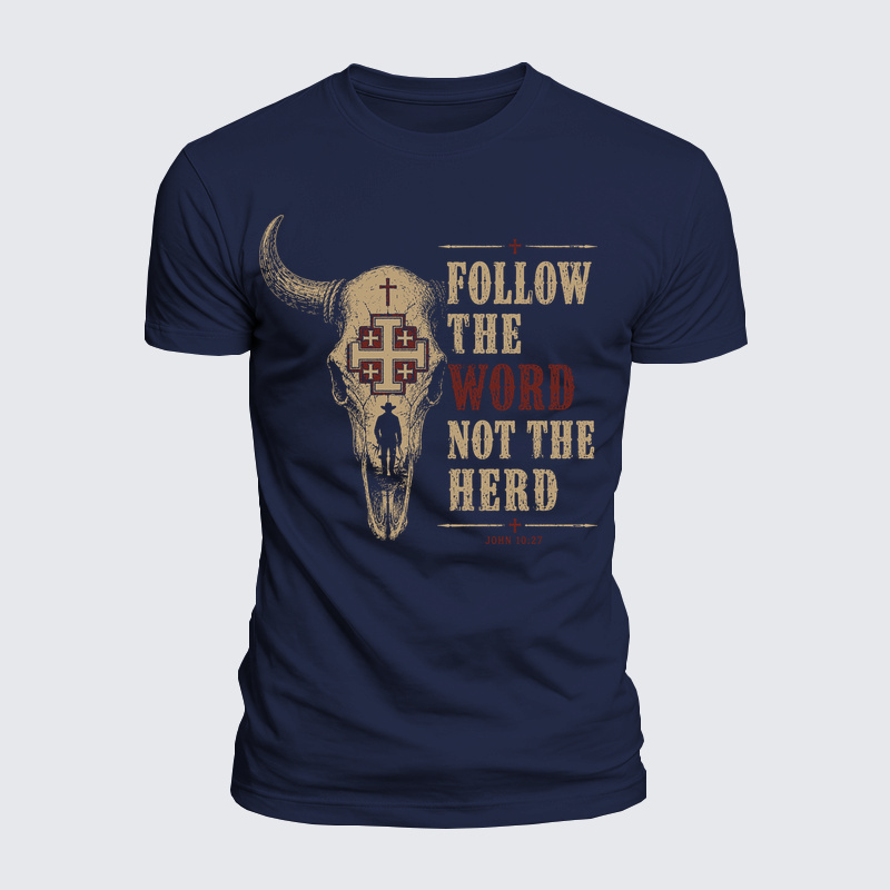 Luxe Mercerized Cotton Tee -  Follow The Word Not The Herd