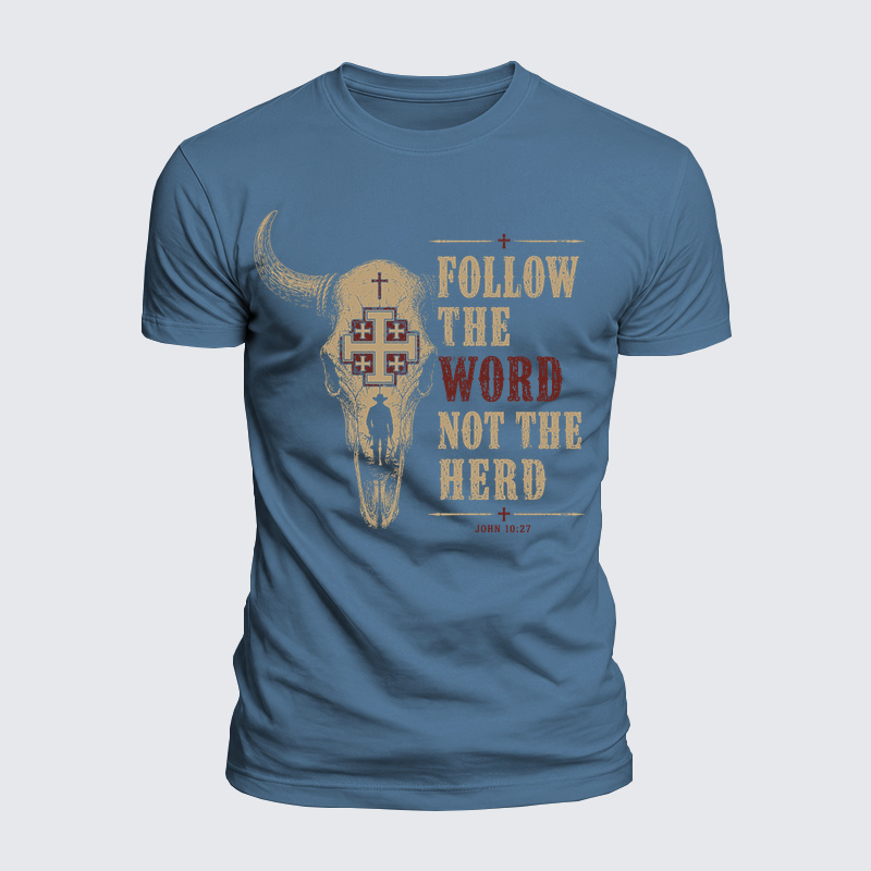 Luxe Mercerized Cotton Tee -  Follow The Word Not The Herd