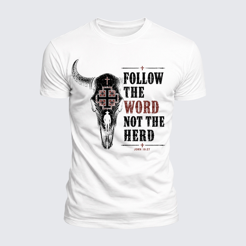 Luxe Mercerized Cotton Tee -  Follow The Word Not The Herd