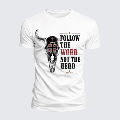 Luxe Mercerized Cotton Tee -  Follow The Word Not The Herd