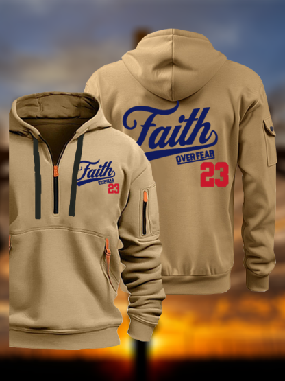 Faith Over Fear Jesus God Christian Zipper Hoodies