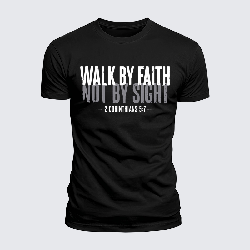 Man Of God Husband Dad Jesus God Christian Cotton T-Shirt