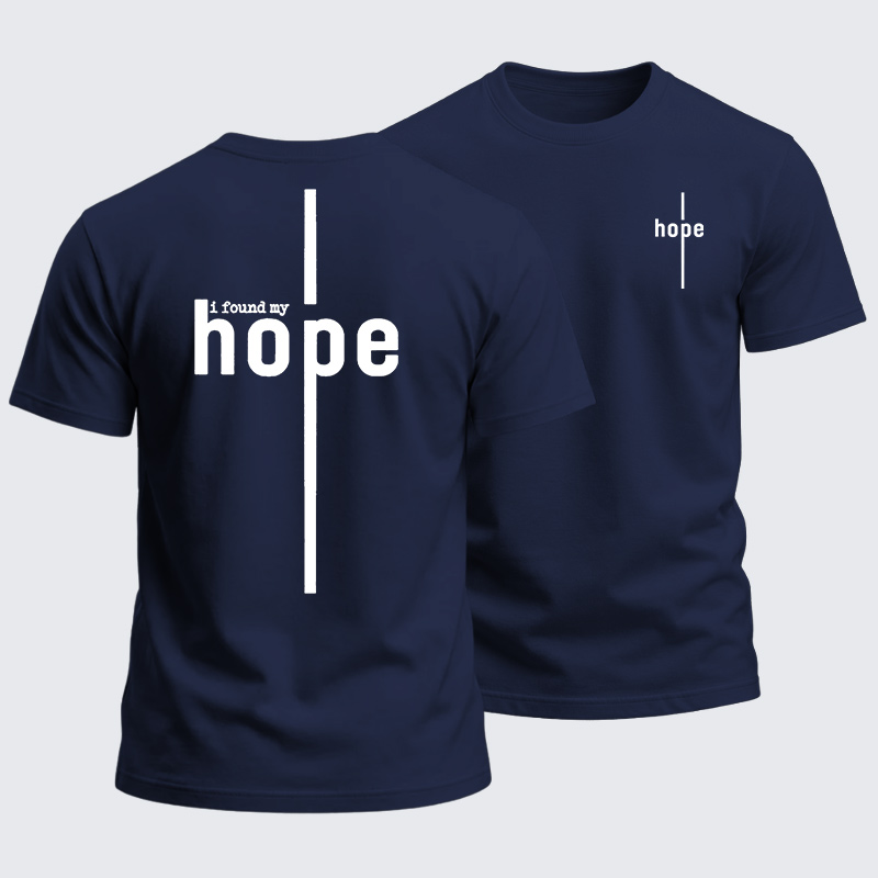 Heavyweight Cotton Tee - I Found My Hope