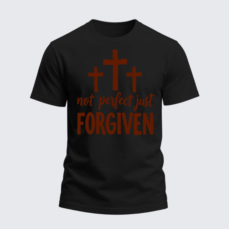 Man Of God Husband Dad Jesus God Christian Cotton T-Shirt