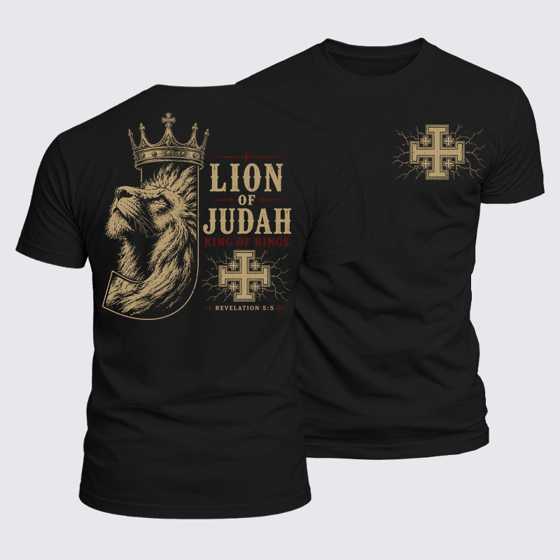 Man Of God Husband Dad Jesus God Christian Cotton T-Shirt