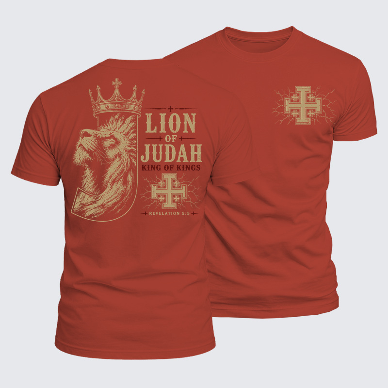 Luxe Mercerized Cotton Tee -  Lion of Judah