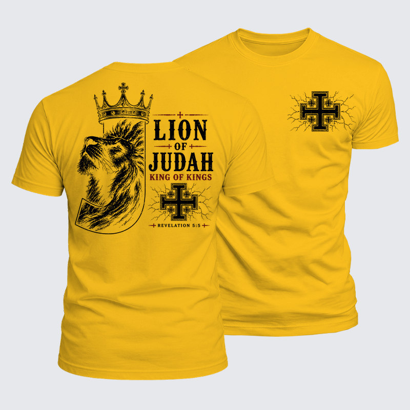 Luxe Mercerized Cotton Tee -  Lion of Judah