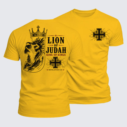 Luxe Mercerized Cotton Tee -  Lion of Judah